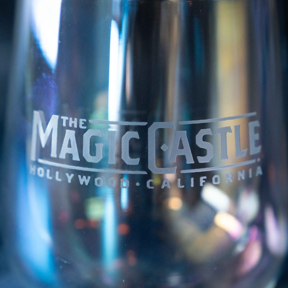 Iridescent Stemless Wine Glass